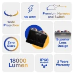 Light pro X2 plus fog lights specifications