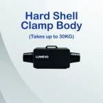 Wireless Harness Pro X3 Hard shell clamp body takes up to 30 kg Wireless Harness Pro X3 Hard shell clamp body takes up to 30 kg